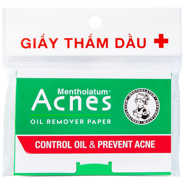 Giấy thấm dầu Acnes Oil Remover Paper hỗ trợ kiểm soát nhờn, ngăn ngừa mụn (100 tờ)