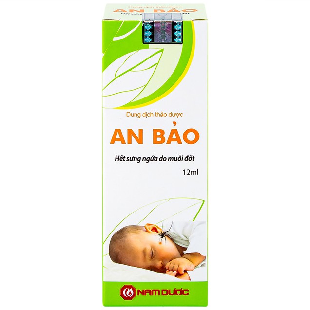 Dung dịch thảo dược An Bảo hết sưng ngứa do muỗi đốt (12ml)