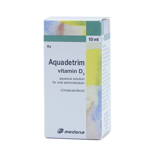 Dung dịch Aquadetrim Vitamin D3 Medana bổ sung vitamin D (10ml)