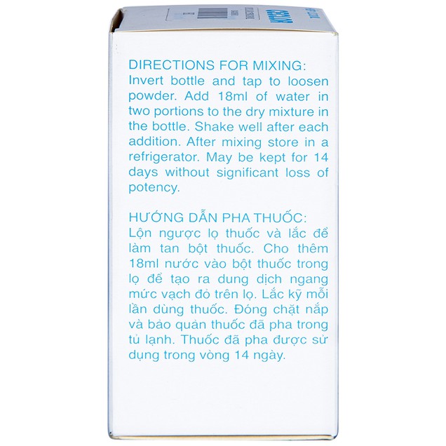 Thuốc Ceclor 125mg Menarini hỗ trợ điều trị các trường hợp nhiễm trùng (30ml)