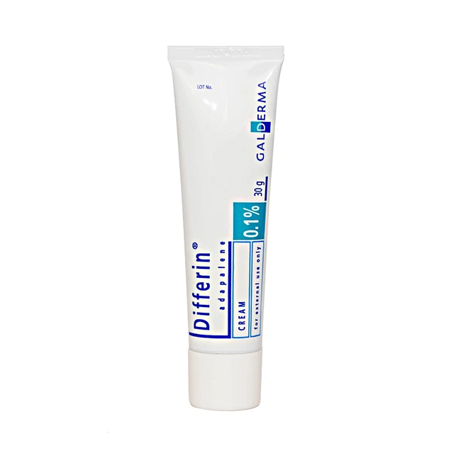 Kem trị mụn Differin 0.1% hỗ trợ trị mụn ẩn, mụn trứng cá (Tuýp 30g) 