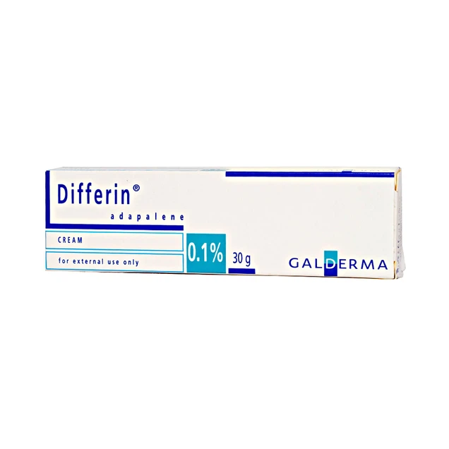 Kem trị mụn Differin 0.1% hỗ trợ trị mụn ẩn, mụn trứng cá (Tuýp 30g) 
