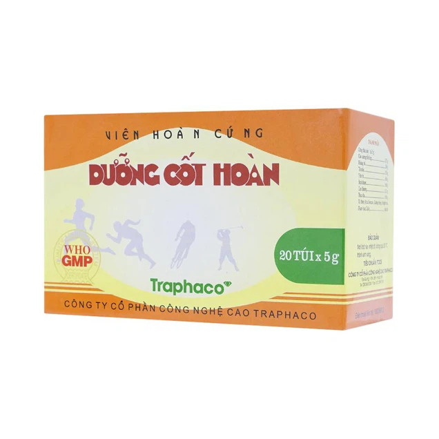 Thuốc Dưỡng Cốt Hoàn Traphaco hỗ trợ điều trị đau nhức xương khớp (20 gói x 5g)