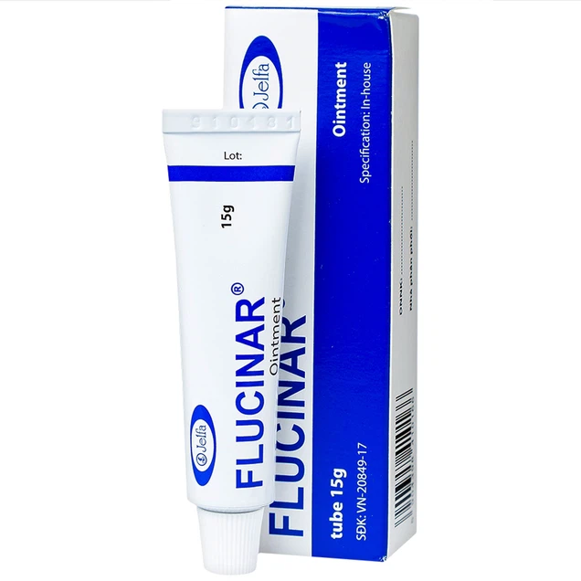 Thuốc Flucinar Jelfa điều trị bệnh viêm da cấp tính (15g)