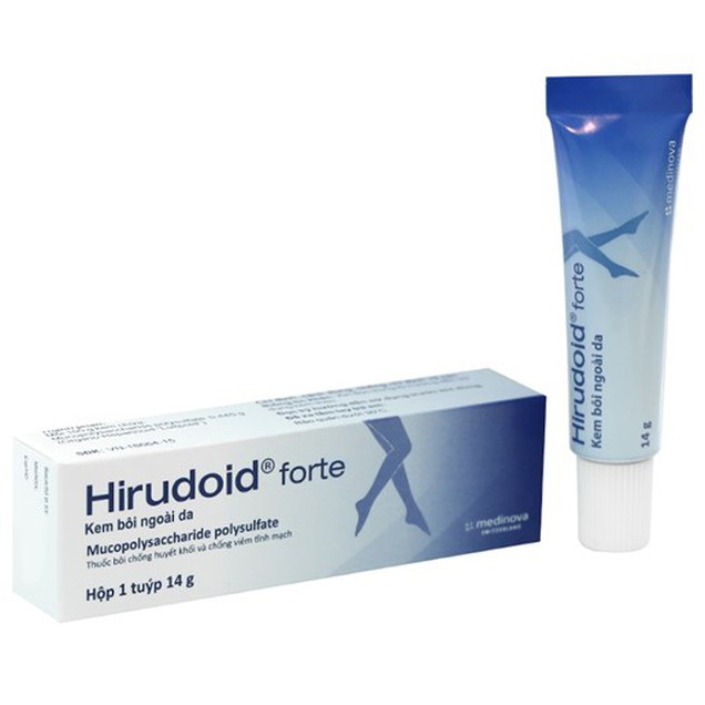 Kem bôi ngoài da Hirudoid Medinova điều trị viêm tĩnh mạch (14g)