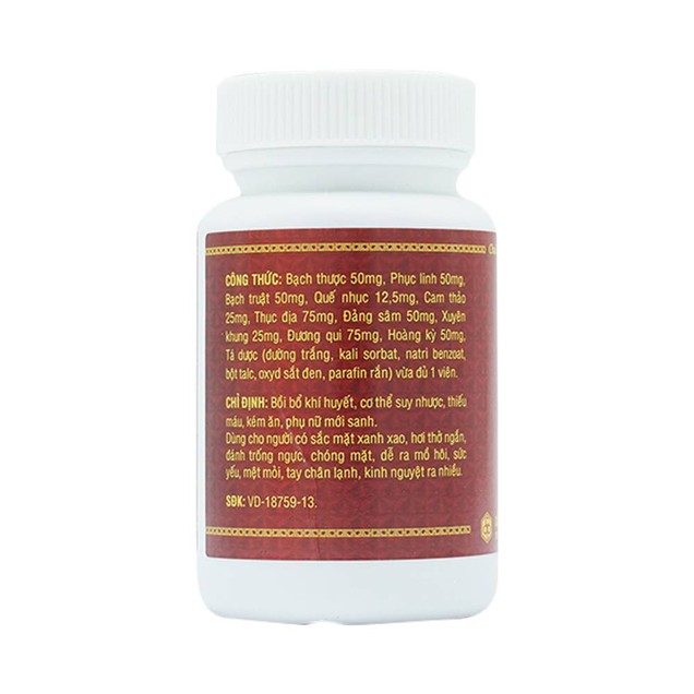 Thuốc Thập Toàn Đại Bổ OPC bồi bổ khí huyết, trị suy nhược cơ thể (240 viên)