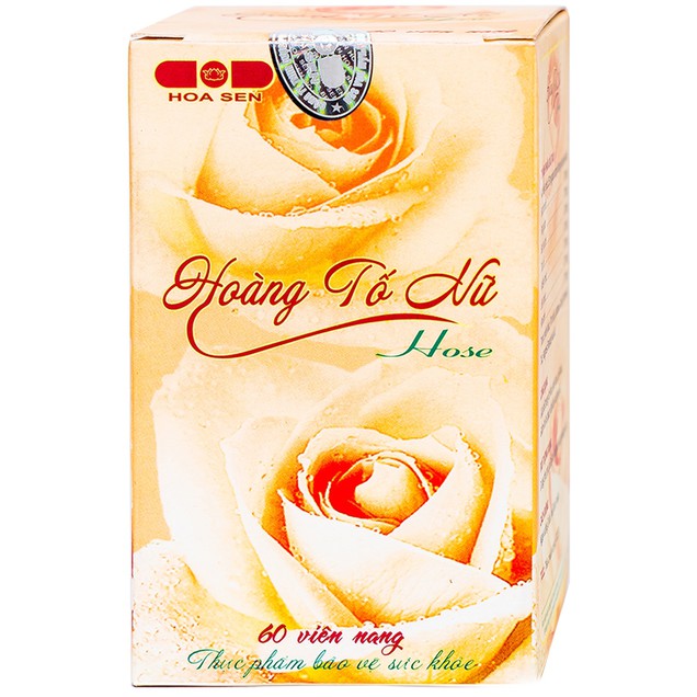 Viên uống Hoàng Tố Nữ Hose Hoa Sen giúp bổ trung ích khí, sinh tân, chỉ khát (60 viên)
