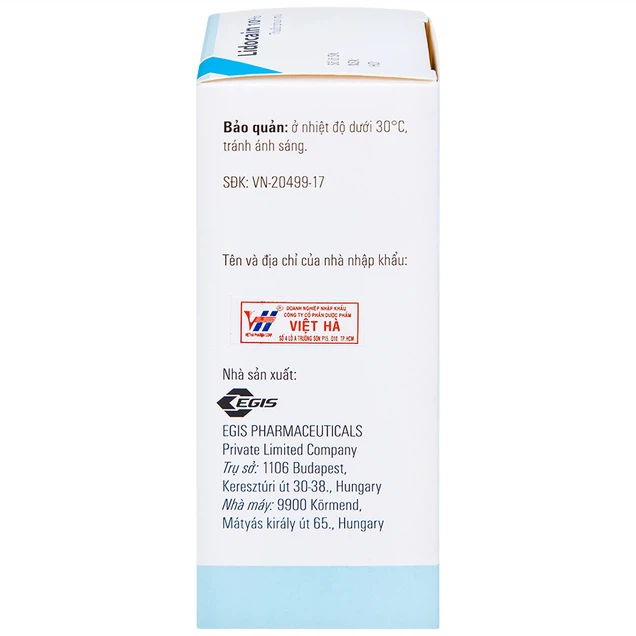 Gel Lidocain 10% Egis gây tê tại chỗ niêm mạc (38g)