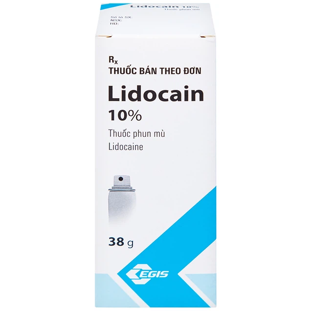 Gel Lidocain 10% Egis gây tê tại chỗ niêm mạc (38g)