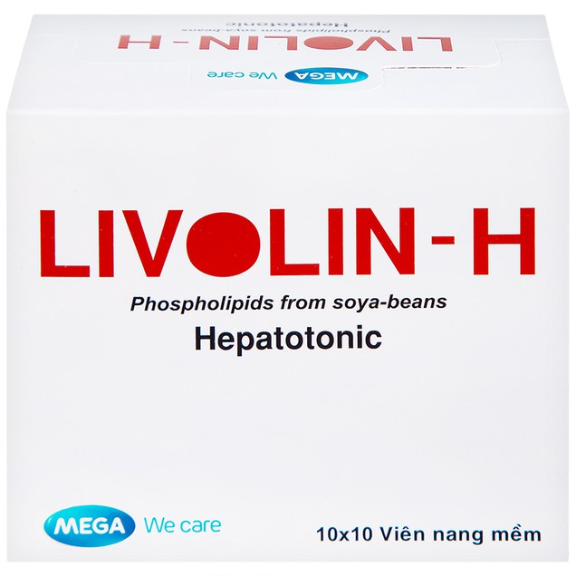 Thuốc Livolin-H 300mg MEGA We care thúc đẩy quá trình tái tạo tế bào gan (100 viên)