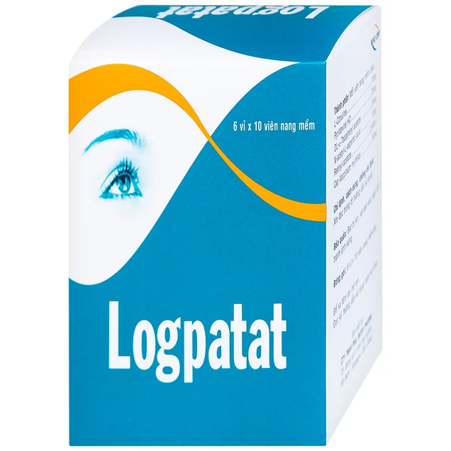 Thuốc Logpatat Phil Inter hỗ trợ điều trị một số bệnh lý về mắt (6 vỉ x 10 viên)