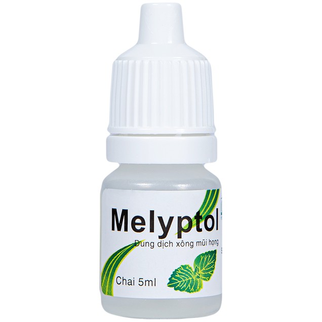 Thuốc xông mũi họng Melyptol Dược 3-2 điều trị viêm nhiễm đường hô hấp (5ml)
