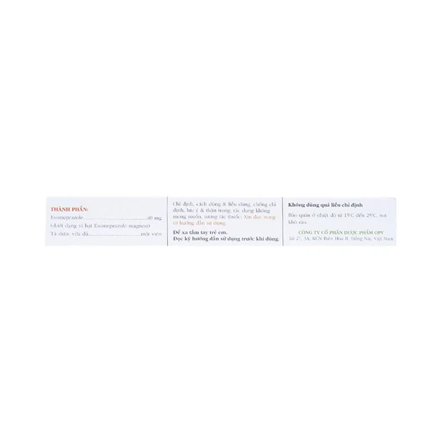 Thuốc Mepilori 40mg OPC điều trị viêm loét dạ dày tá tràng (2 vỉ x 7 viên)