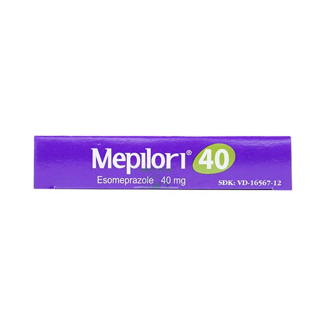Thuốc Mepilori 40mg OPC điều trị viêm loét dạ dày tá tràng (2 vỉ x 7 viên)