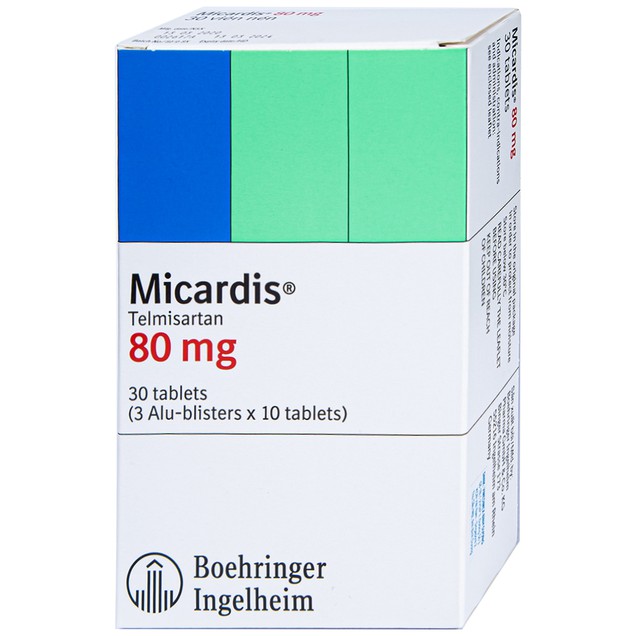 Thuốc Micardis 80mg Boehringer điều trị tăng huyết áp (30 viên)