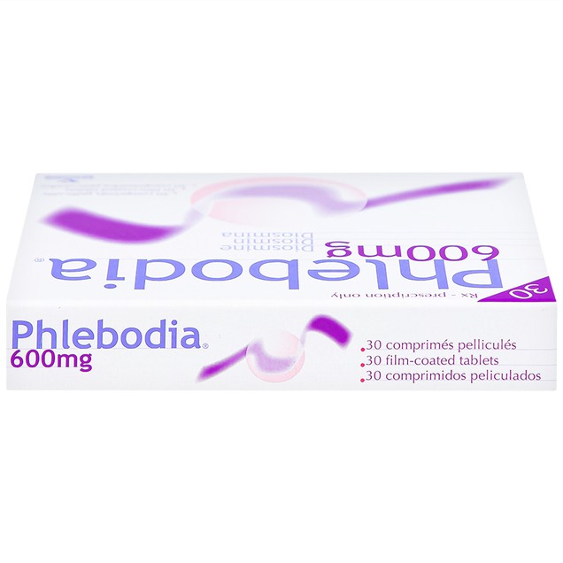 Thuốc Phlebodia 600mg Innothera điều trị trĩ cấp tính, suy tuần hoàn (2 vỉ x 15 viên)