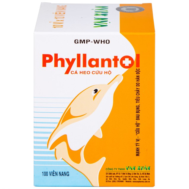 Thuốc Phyllantol Vạn Xuân điều trị viêm gan, dị ứng (10 vỉ x 10 viên)