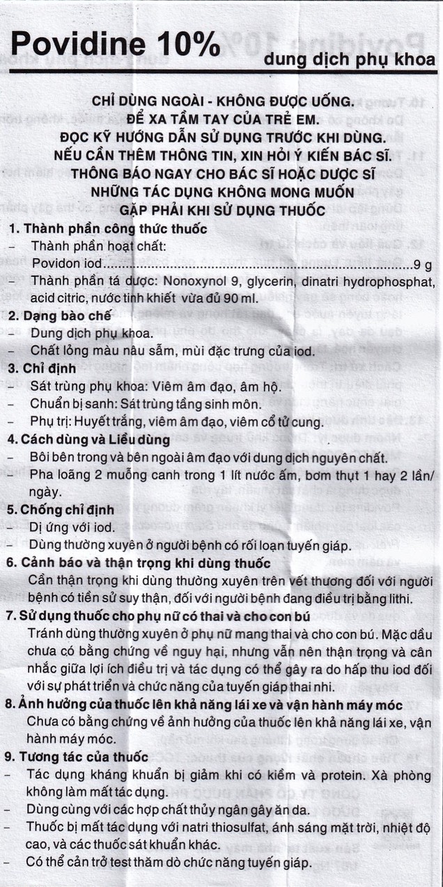Dung dịch phụ khoa Povidine 10% Pharmedic hỗ trợ sát trùng phụ khoa (90ml)