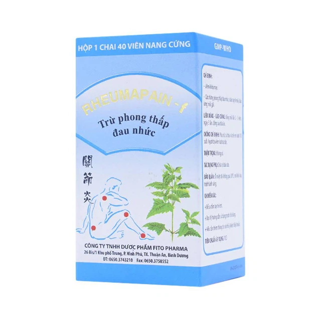 Thuốc Rheumapain-F Fito hỗ trợ điều trị viêm đa khớp dạng thấp (40 viên)