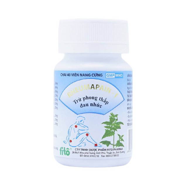 Thuốc Rheumapain-F Fito hỗ trợ điều trị viêm đa khớp dạng thấp (40 viên)