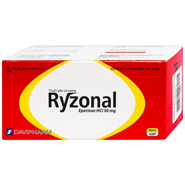 Thuốc Ryzonal 50mg Đạt Vi Phú cải thiện triệu chứng tăng trương lực cơ (6 vỉ x 10 viên)