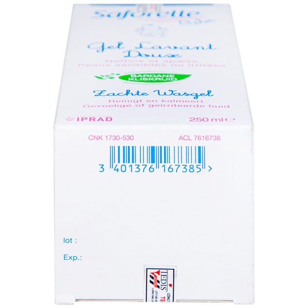 Sữa tắm gội Saforelle Bébé Gel Lavant Douse cho da nhạy cảm của trẻ (250ml)