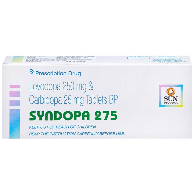 Thuốc Syndopa 275mg Sun Pharma điều trị triệu chứng bệnh parkinson (50 viên)