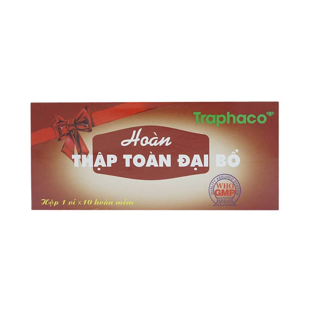 Thuốc Thập Toàn Đại Bổ Traphaco bồi bổ khí huyết, trị suy nhược cơ thể (10 viên)