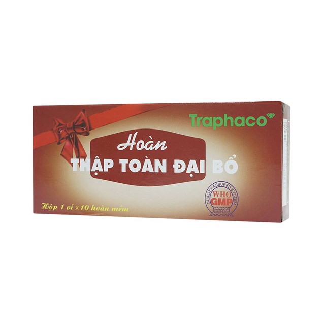 Thuốc Thập Toàn Đại Bổ Traphaco bồi bổ khí huyết, trị suy nhược cơ thể (10 viên)