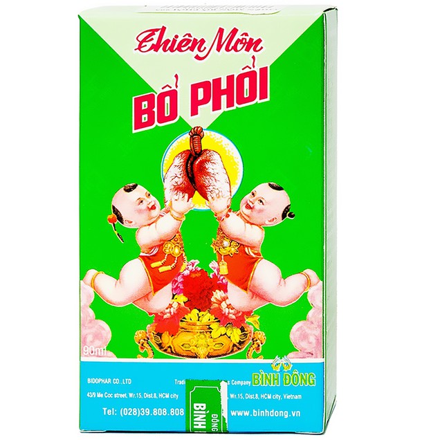 Dung dịch uống Thiên Môn Bổ Phổi Bình Đông hỗ trợ bổ phổi, giảm ho (90ml)