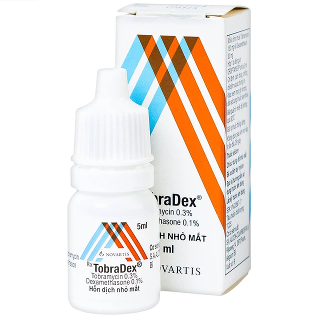 Thuốc nhỏ mắt TobraDex Alcon điều trị tình trạng viêm ở mắt (5ml)