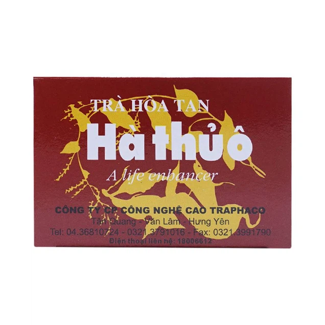 Trà hòa tan Hà Thủ Ô Traphaco giúp bổ huyết, bổ can thận (3g x 10 gói)