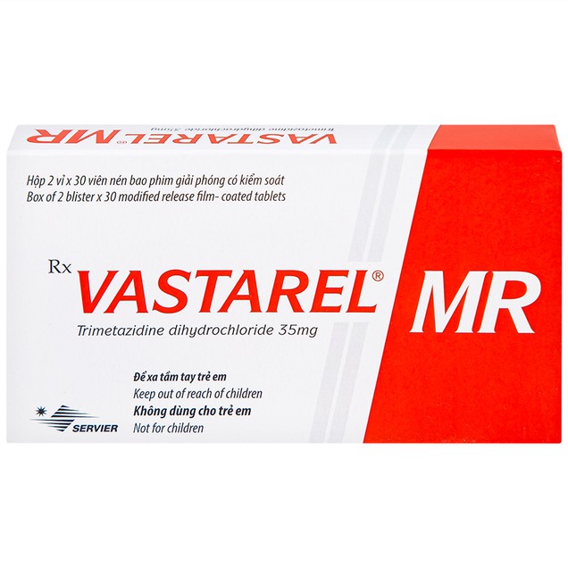 Thuốc Vastarel MR 35mg LES điều trị đau thắt ngực (2 vỉ x 30 viên)