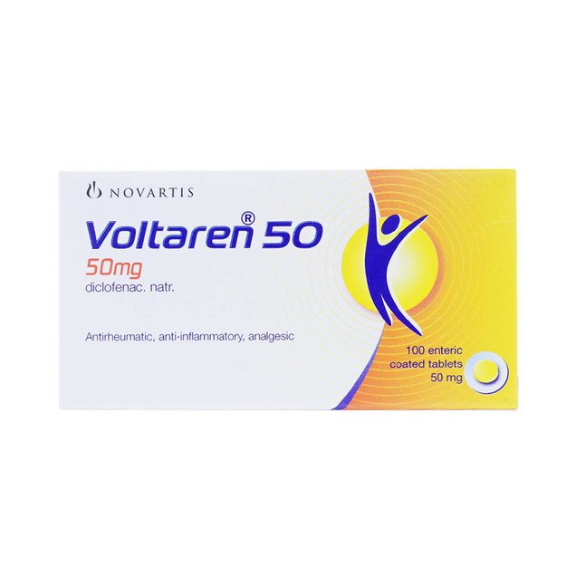 Thuốc Voltaren 50mg Novartis điều trị viêm khớp dạng thấp, gout (100 viên)