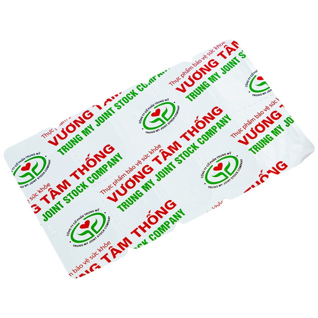 Viên uống Vương Tâm Thống chống bệnh mạch vành, hẹp hở van tim (30 viên)