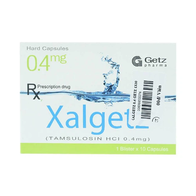 Thuốc Xalgetz 0.4mg Getz điều trị tăng sản lành tính ở tuyến tiền liệt (10 viên)