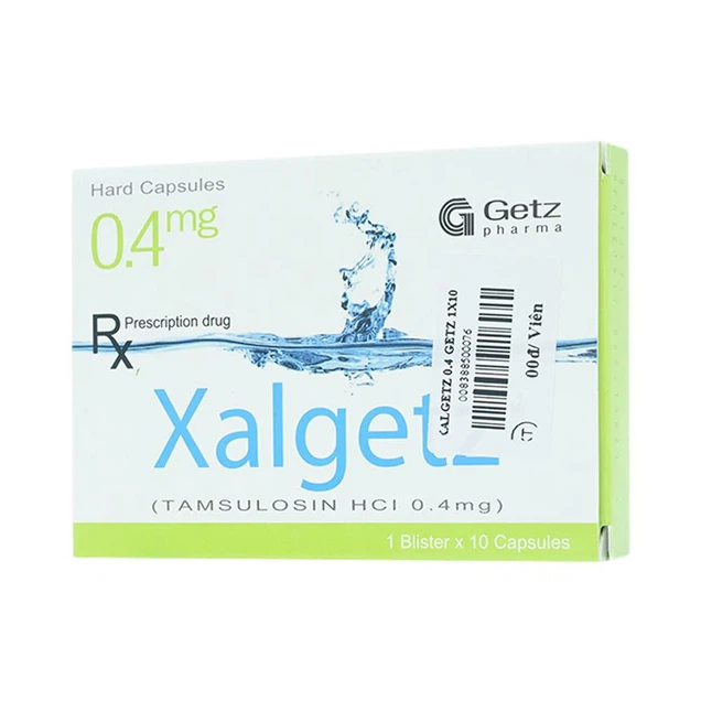 Thuốc Xalgetz 0.4mg Getz điều trị tăng sản lành tính ở tuyến tiền liệt (10 viên)