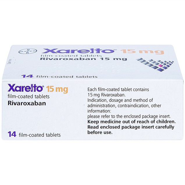Thuốc Xarelto 15mg Bayer điều trị dự phòng đột quỵ (14 viên)