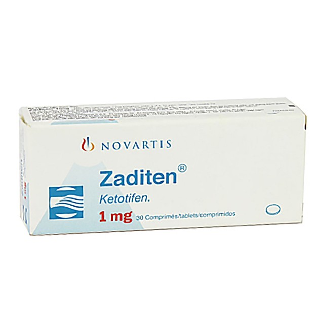 Thuốc Zaditen 1mg Novartis điều trị viêm kết mạc, dị ứng theo mùa (3 vỉ x 10 viên)