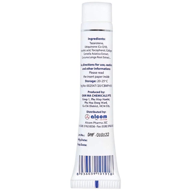 Gel Derma Forte Gamma hỗ trợ điều trị các loại mụn, ngừa thâm, mờ sẹo, dưỡng da (15g)