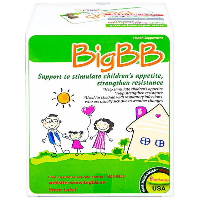 Cốm BigBB IMC hỗ trợ ổn định tiêu hóa, tăng đề kháng (3g x 16 gói)