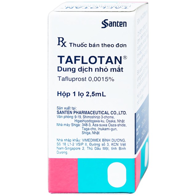 Thuốc nhỏ mắt Taflotan Ophthalmic hỗ trợ điều trị tăng nhãn áp (2.5ml)