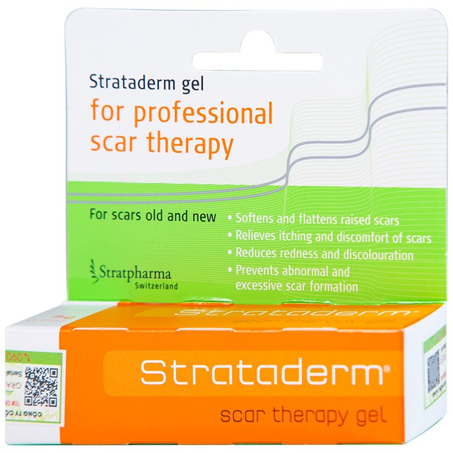 Gel Strataderm hỗ trợ điều trị sẹo lồi, sẹo xấu và sẹo lâu năm (5g)