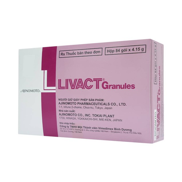 Thuốc Livact Ajinomoto cải thiện tình trạng giảm albumin máu (84 gói)