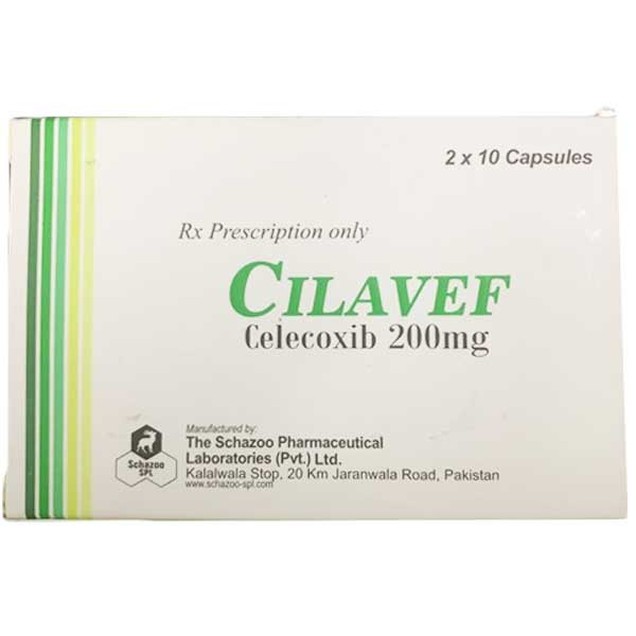 Thuốc Cilavef 200mg Schazoo SPL hỗ trợ điều trị viêm xương khớp mãn tính (2 vỉ x 10 viên)