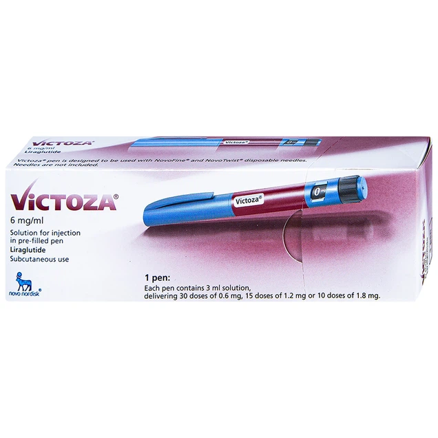 Bút tiêm Victoza 6mg/ml Novo Nordisk điều trị bệnh tiểu đường type 2 (1 bút)