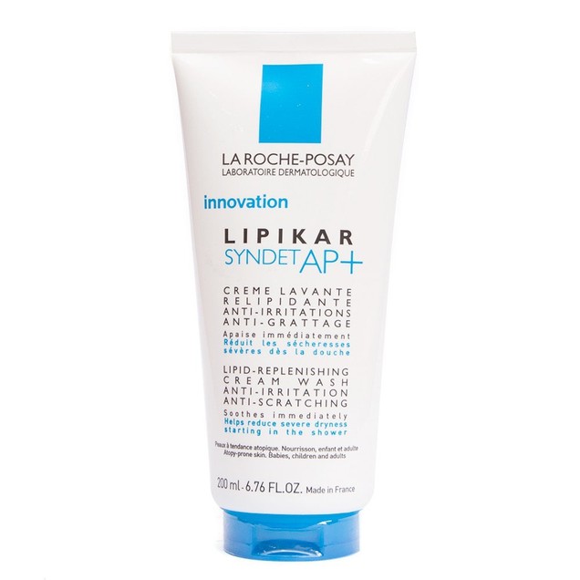Sữa rửa mặt và tắm La Roche-Posay Innovation Lipikar Syndet AP+ (200ml)