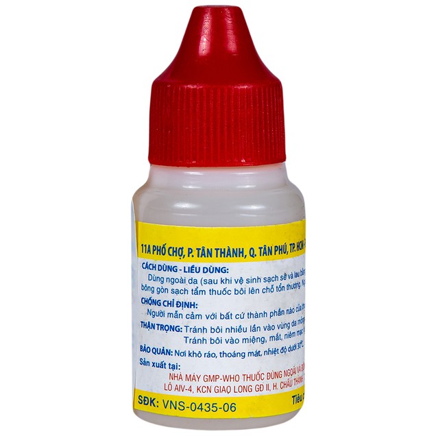Thuốc bôi Mycophar Nam Việt điều trị lác, lang ben, nấm kẽ tay (12ml)