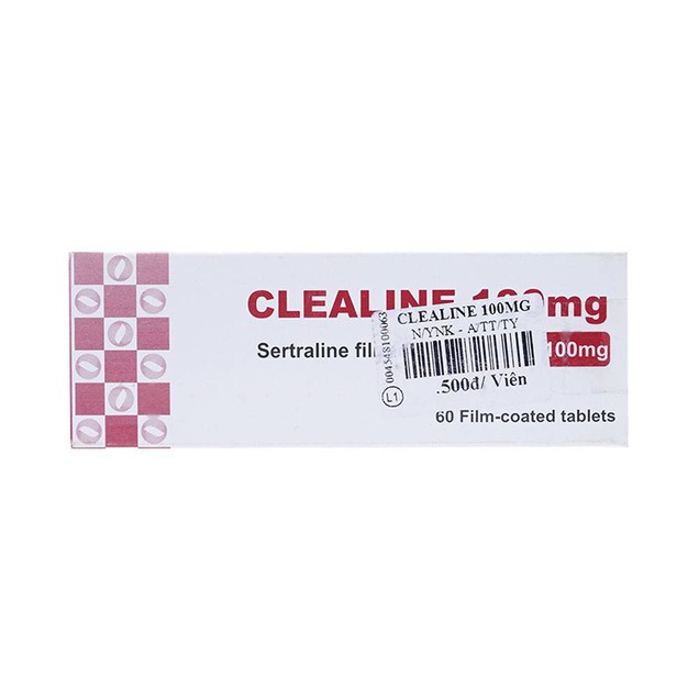 Thuốc Clealine 100mg Atlantic hỗ trợ điều trị triệu chứng trầm cảm (6 vỉ x 10 viên)