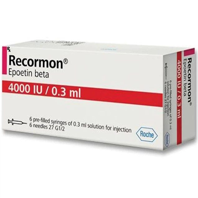 Thuốc tiêm Recormon 4000Iu/0.3ml F.Hoffmann-La Roche điều trị bệnh thiếu máu (6 ống)